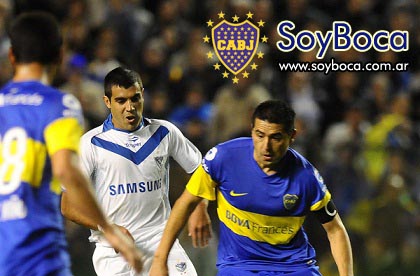 Riquelme fue de lo mejor de Boca - Velez